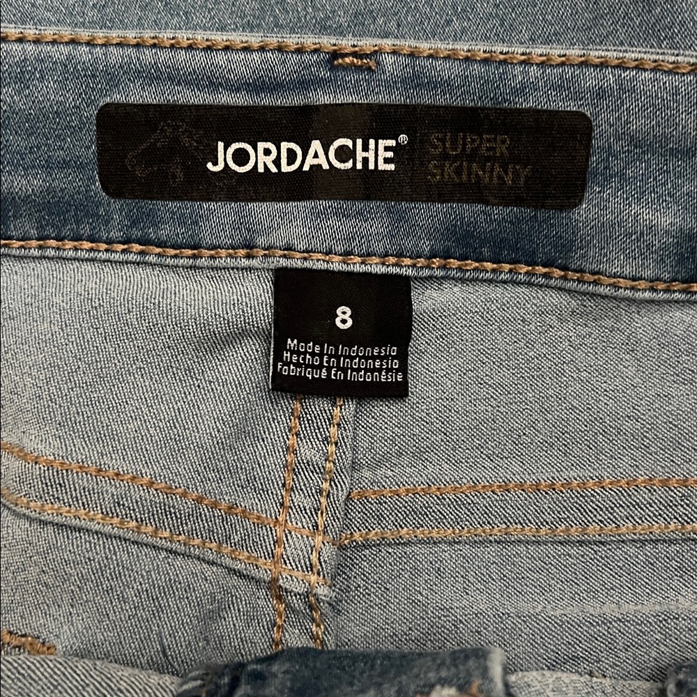 Jordache Women's Light Blue Skinny Jeans - Picture 2 of 2